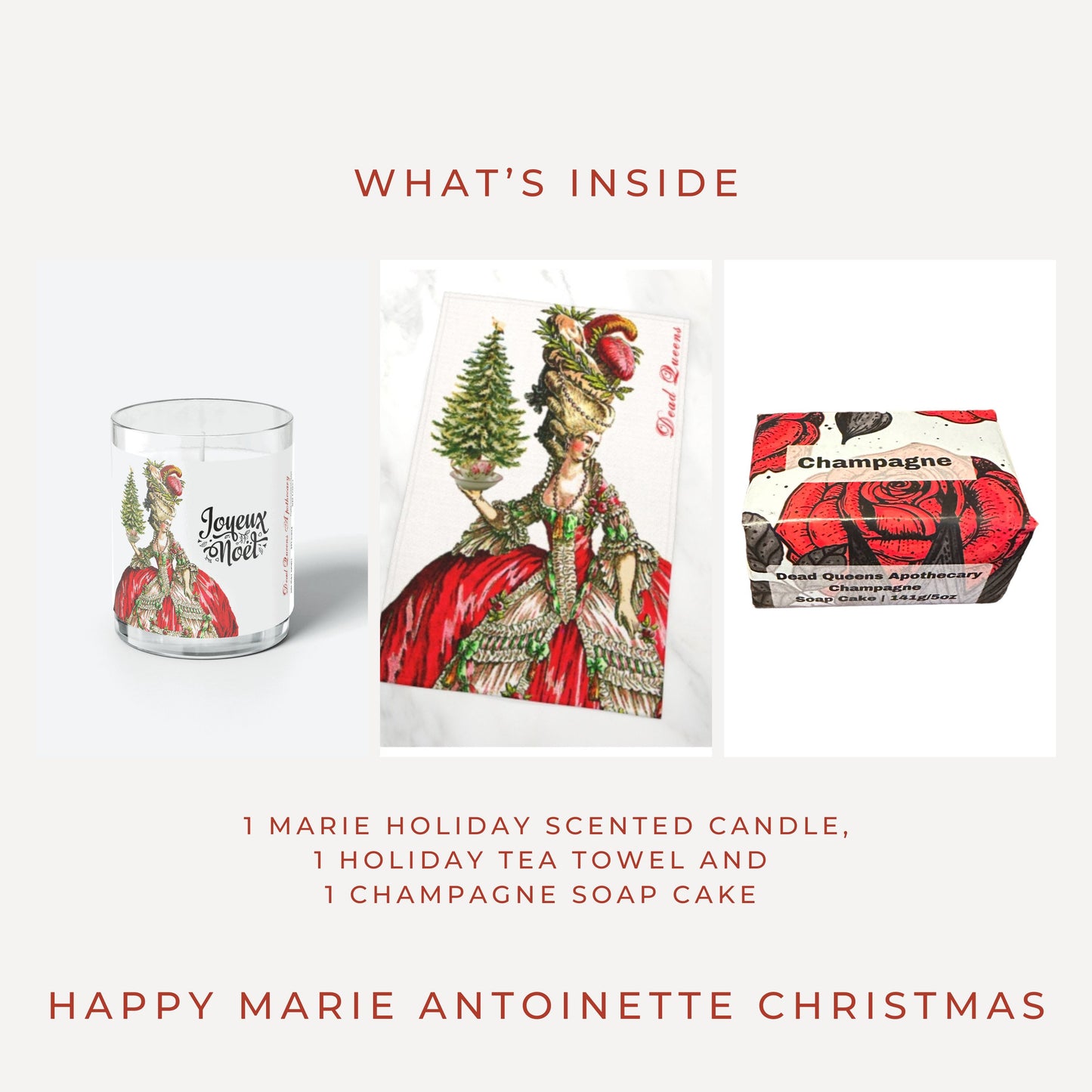 Limited Edition Marie Antoinette Holiday Spirit Stocking Gift Box
