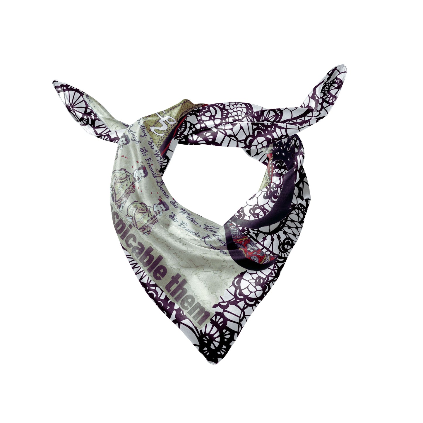 Queen Elizabeth I Silk Square Art Scarf - Dead Queens