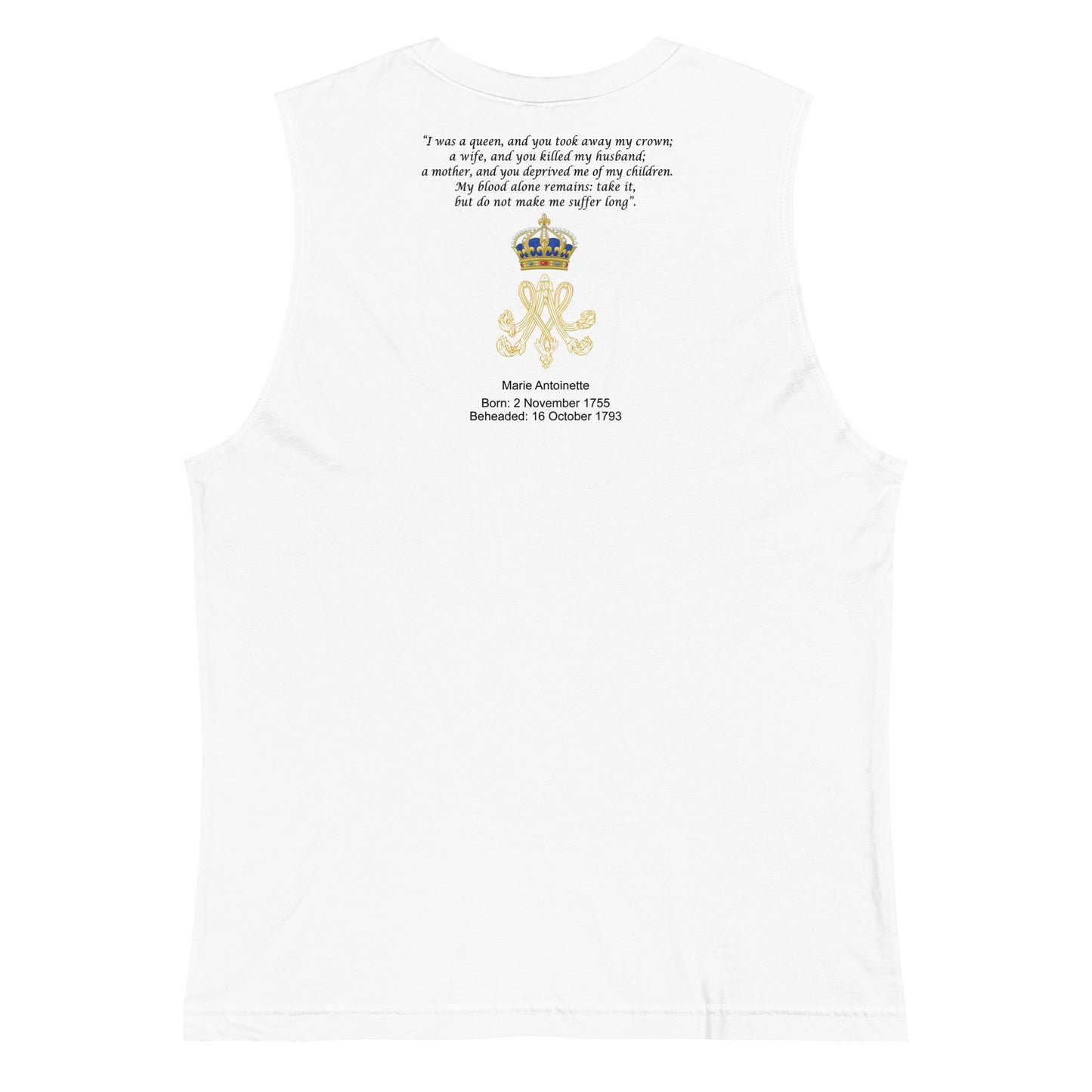 Marie Antoinette Muscle Tank Top