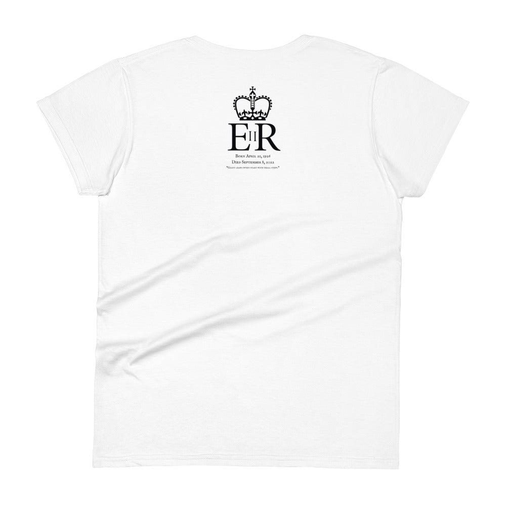 Queen Elizabeth II Toss It T-Shirt - back