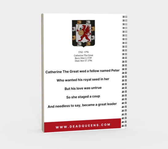 Catherine The Great Spiral Notebook
