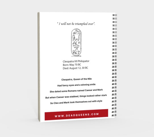 Cleopatra Spiral Notebook