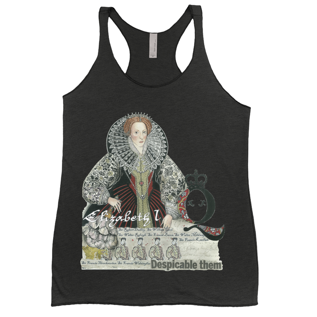 Queen Elizabeth Tank Top - Black