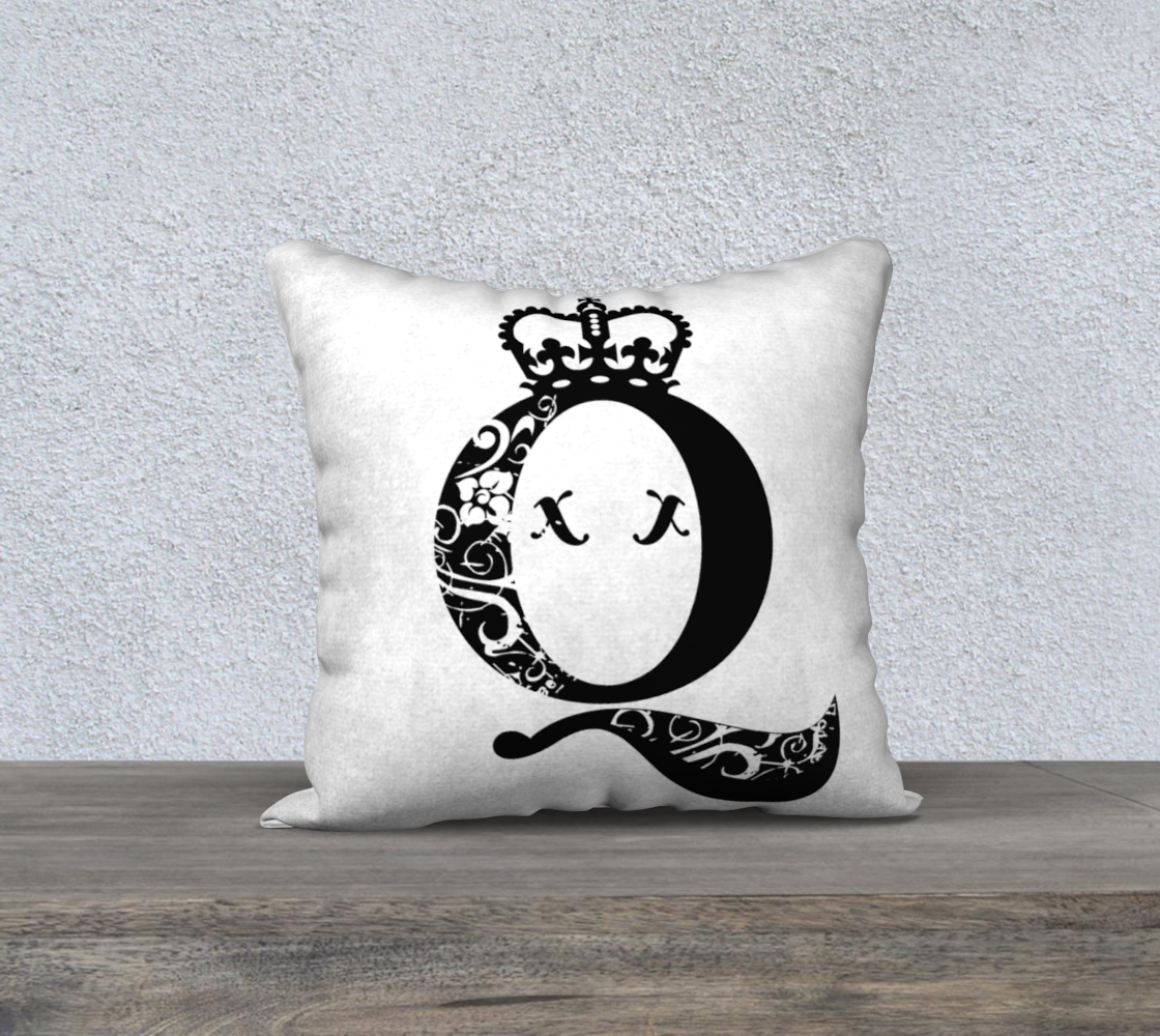 Queen Freddie Mercury White Throw Pillow 18x18