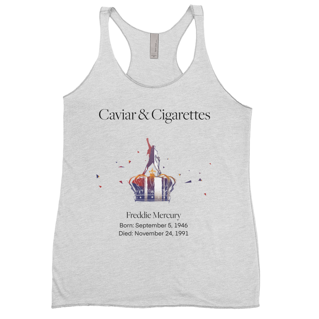 Queen Freddie Mercury Racerback Tank Top