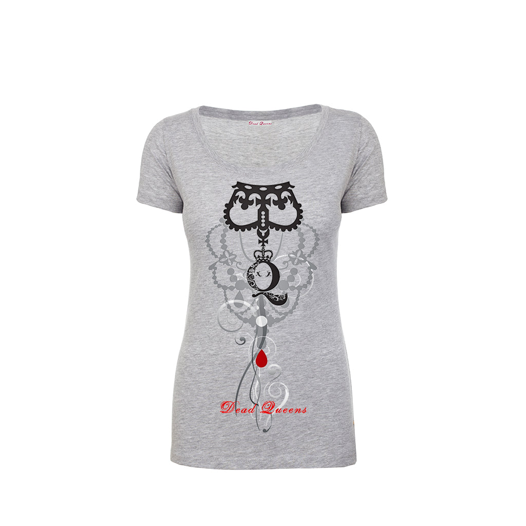 Blood Drop Scoop Neck T
