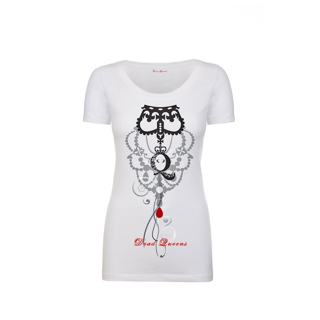 Blood Drop Scoop Neck T