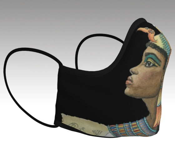 Cleopatra Black Safe Style Face Mask