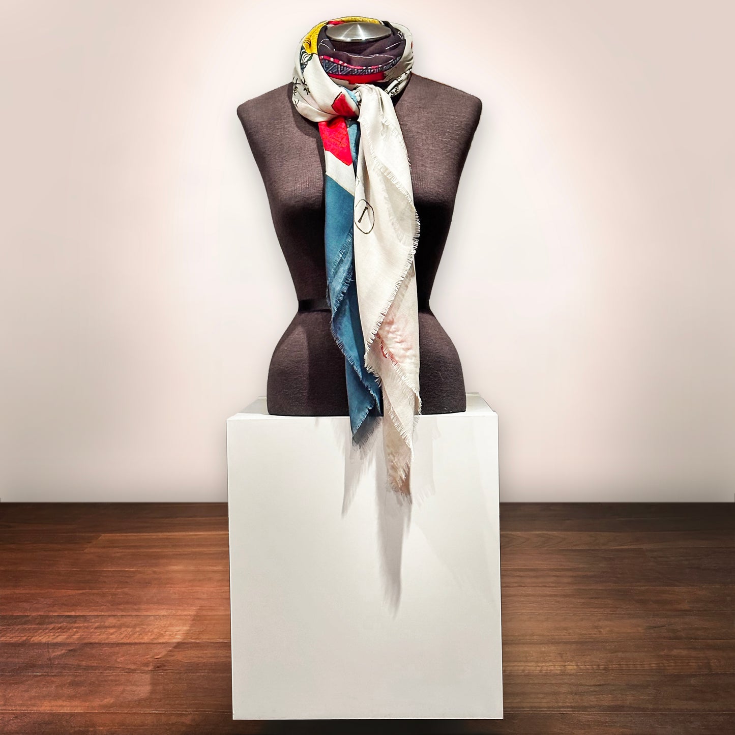 Hojo Masako Samurai Silk/Modal Scarf -1