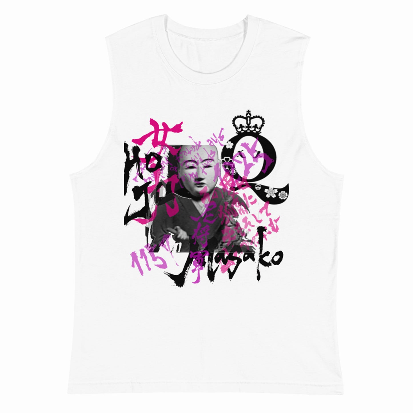 Hojo Masako White Muscle Tank