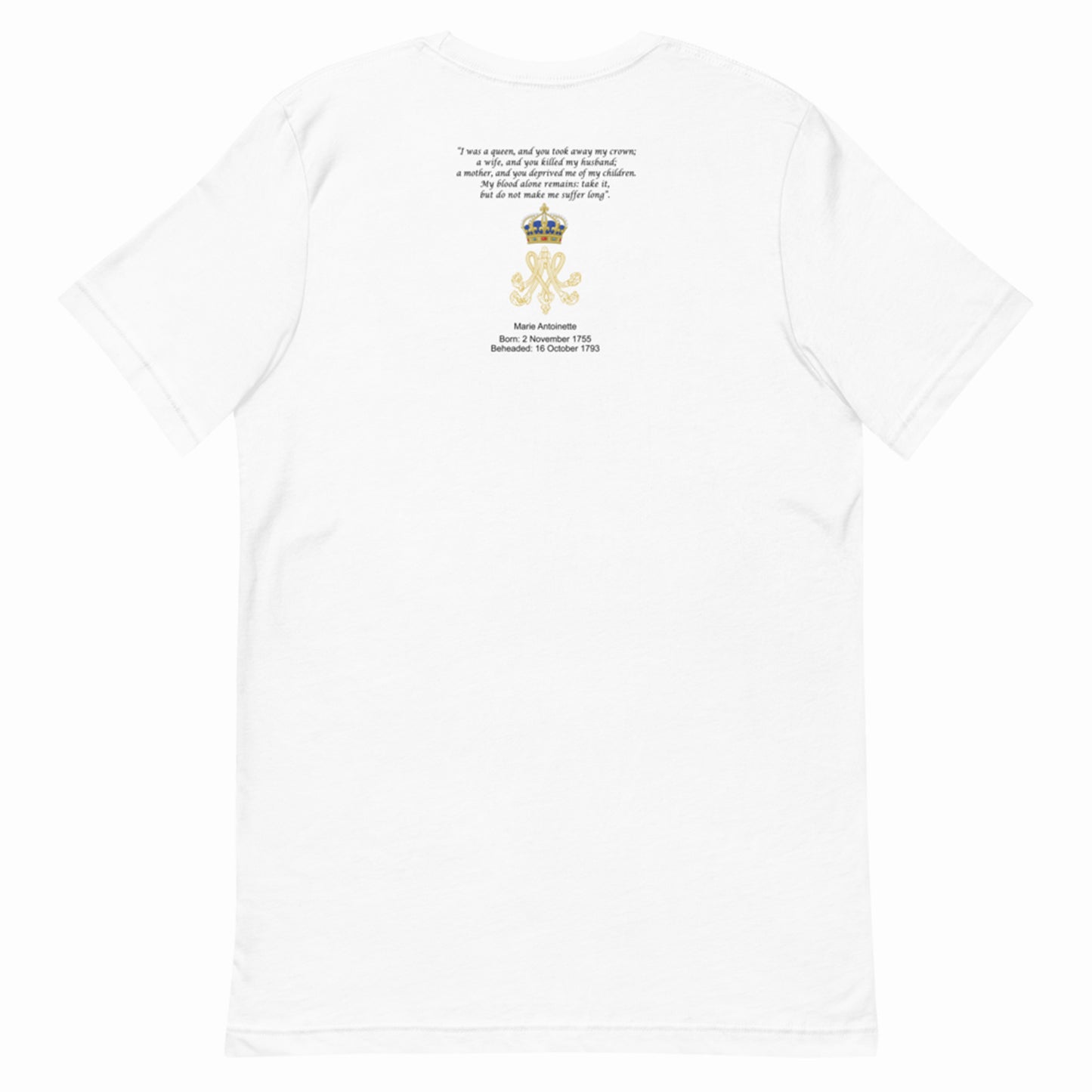 Marie Antoinette Unisex T-Shirt