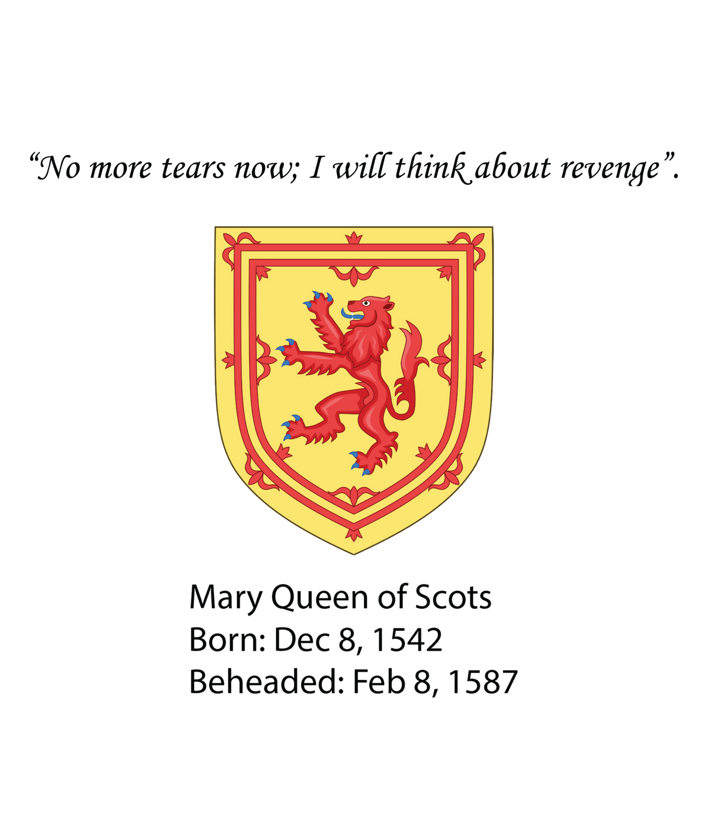 Mary Queen of Scots Sweatshirt