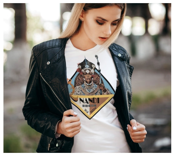 Zulu Queen Nandi Crew Neck T-Shirt