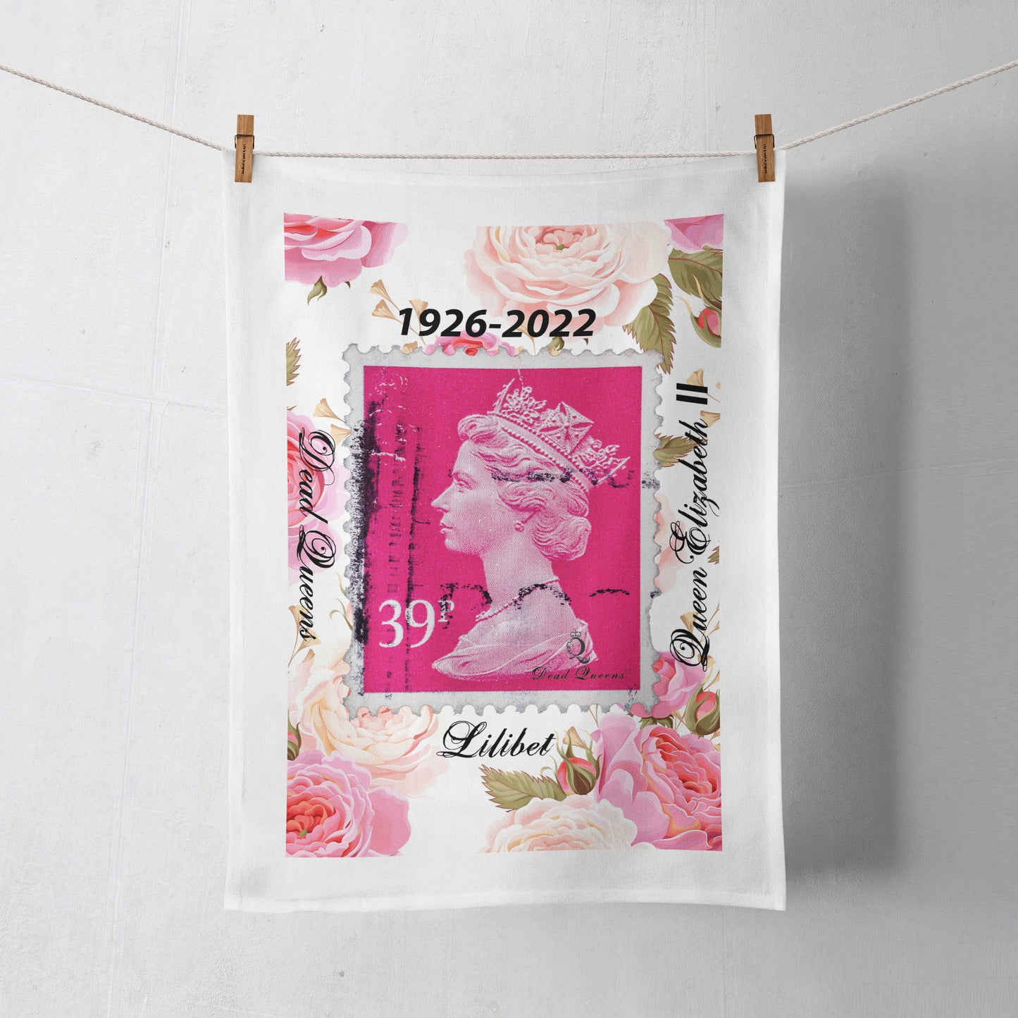 Queen Elizabeth II 'Lilibet' Tea Towel