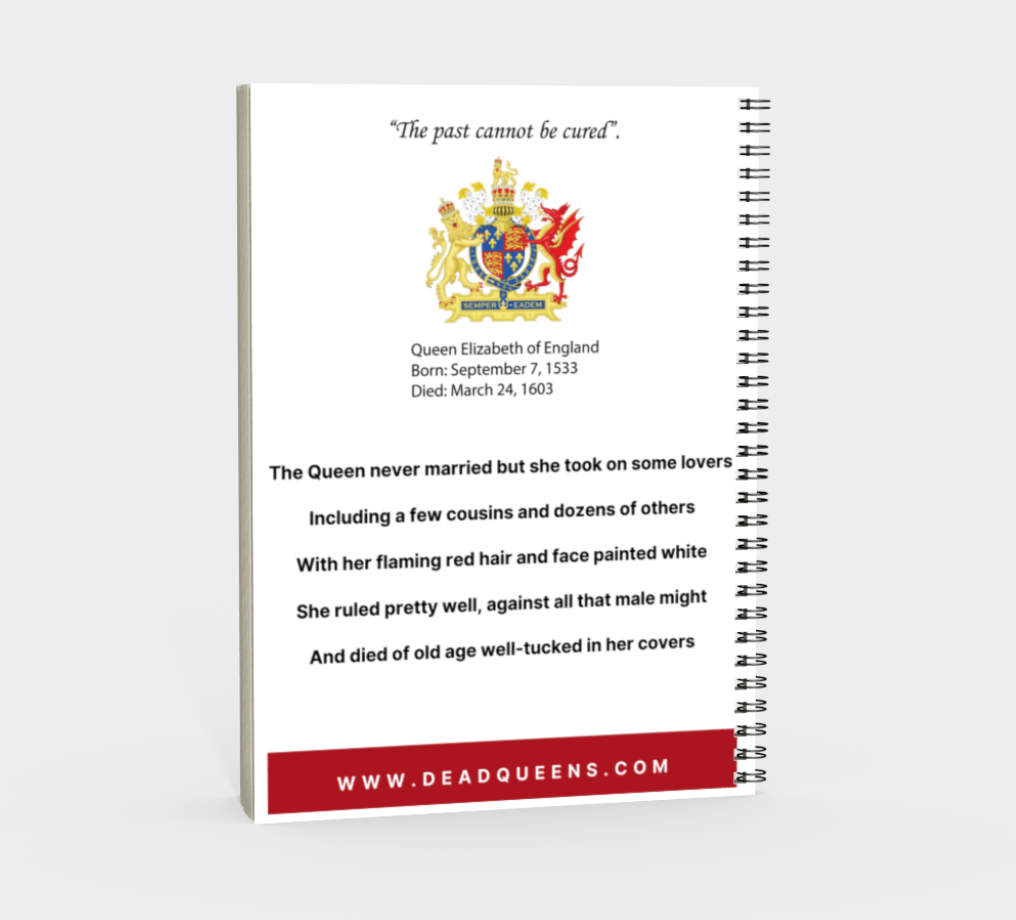 Queen Elizabeth I Spiral Notebook