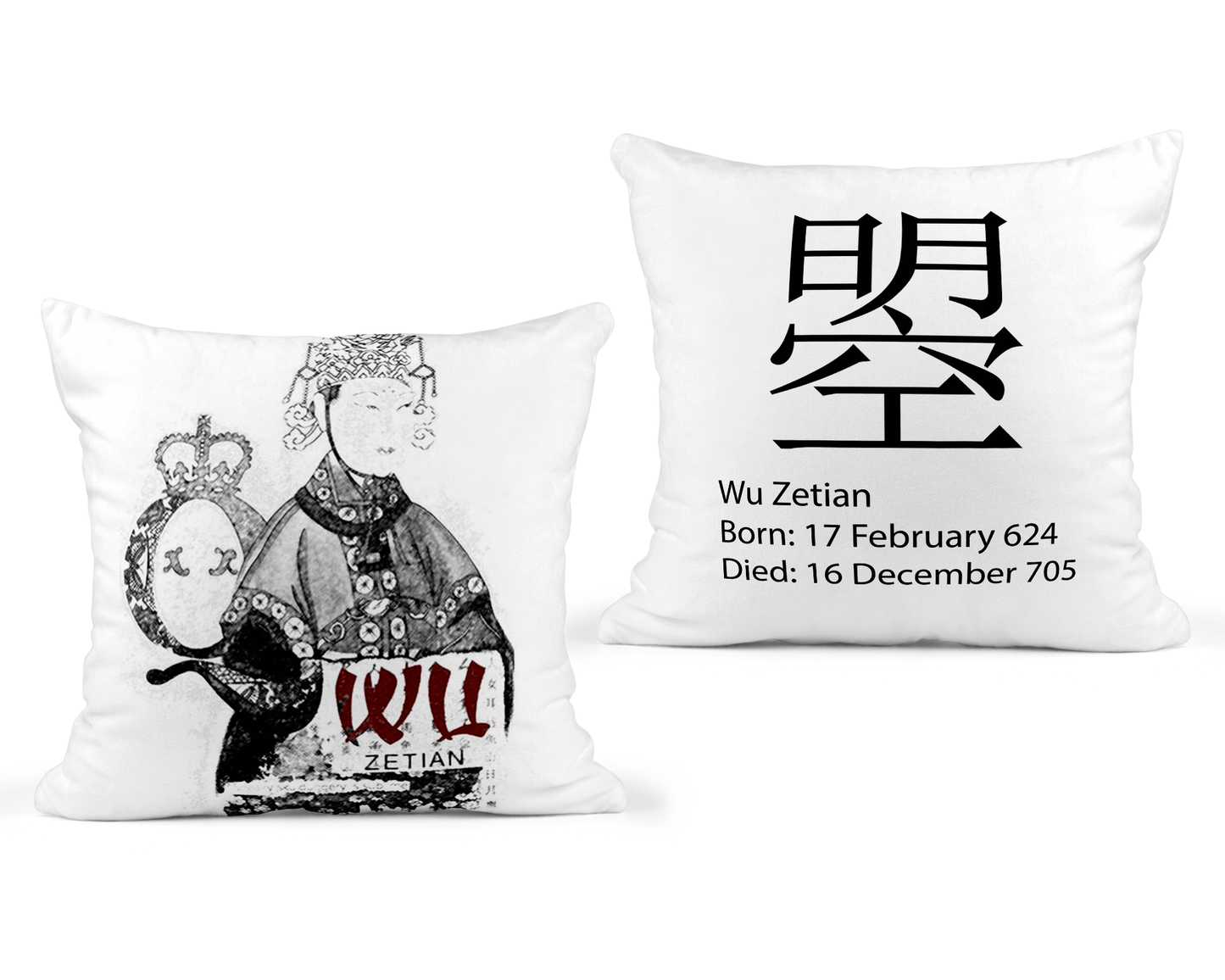 Empress Wu Pillow Cover - 22x22