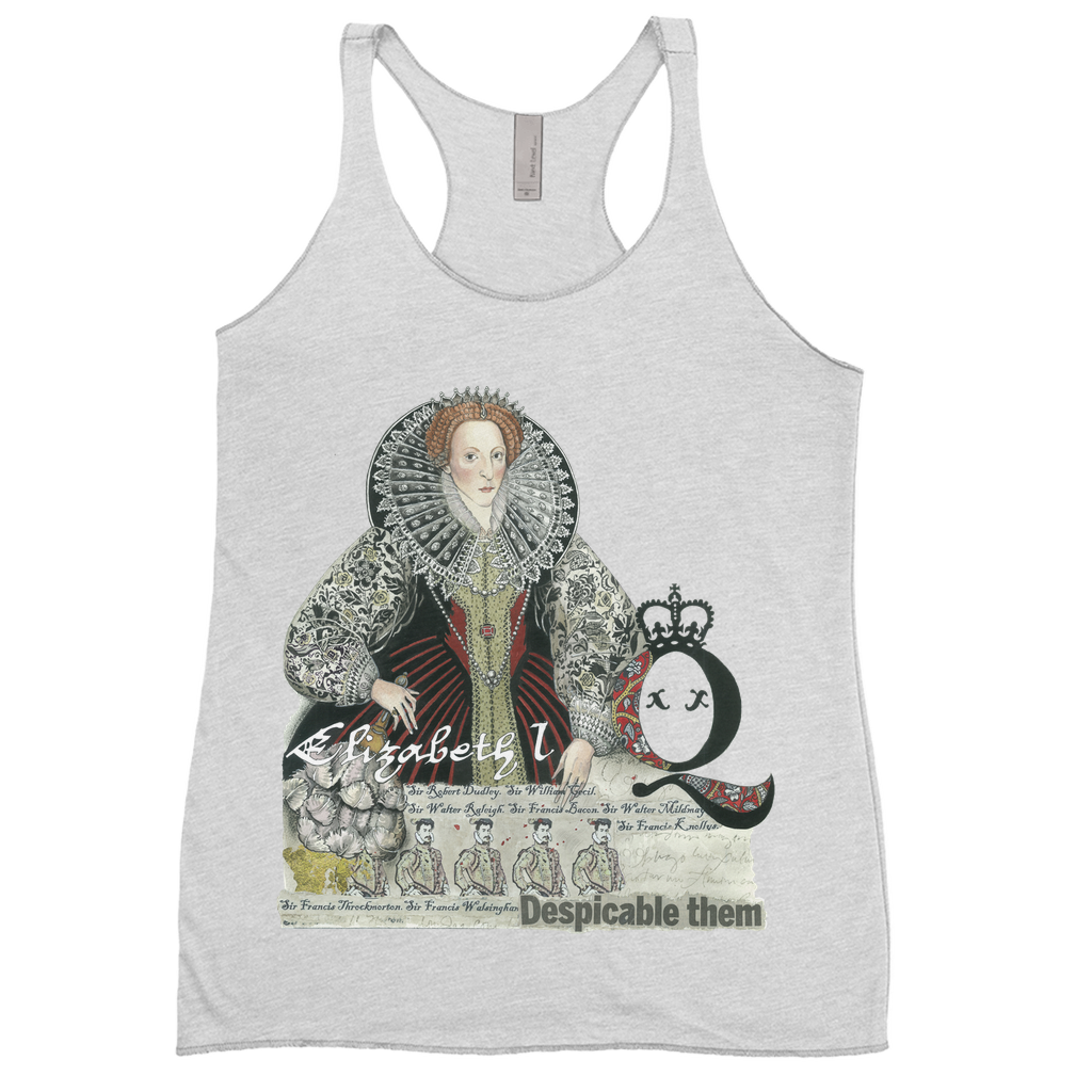 Queen Elizabeth Tank Top - White