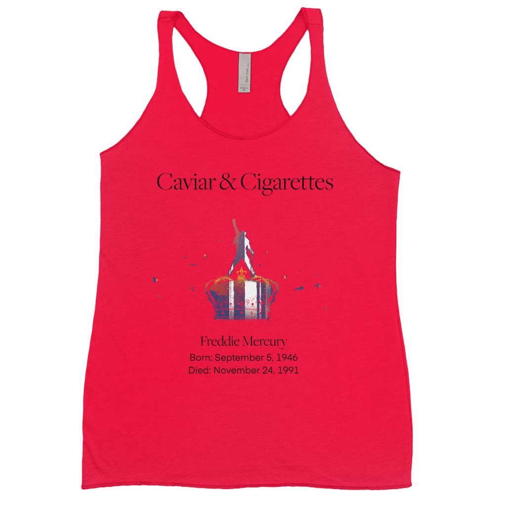 Queen Freddie Mercury Racerback Tank Top