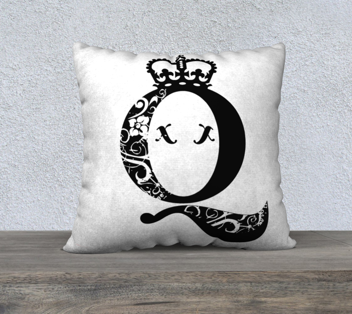 Queen Freddie Mercury White Throw Pillow 22x22