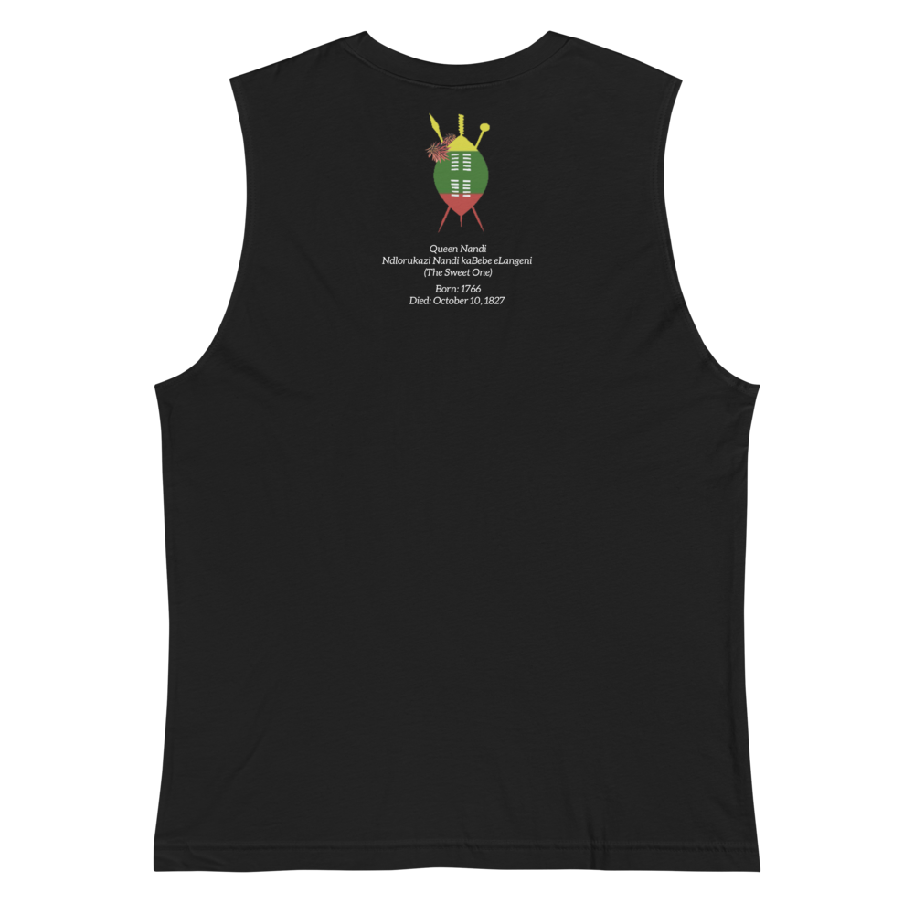 Zulu Queen Nandi Muscle Tank - Black