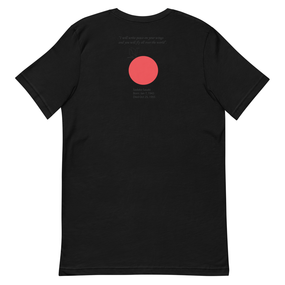 Sadako Sasaki Unisex T-Shirt - Black