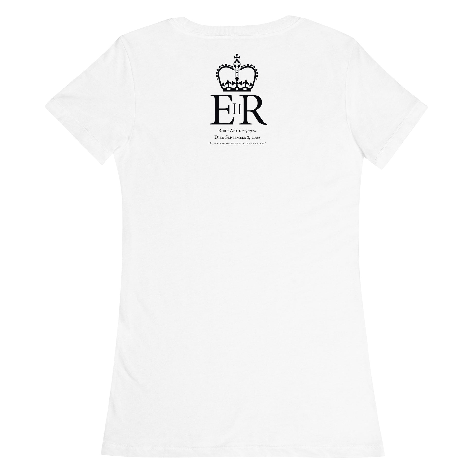 Dead Queens - Queen Elizabeth II T-Shirt - Back Art