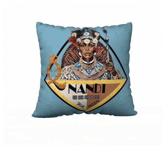 Zulu Queen Nandi Throw Pillow 22x22