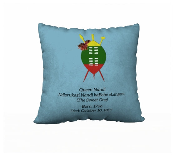 Zulu Queen Nandi Throw Pillow 22x22