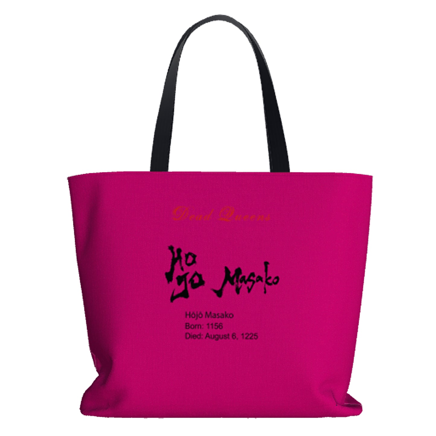 Hojo Masako Oversize Tote Bag - Back - Dead Queens - Takashi Hara