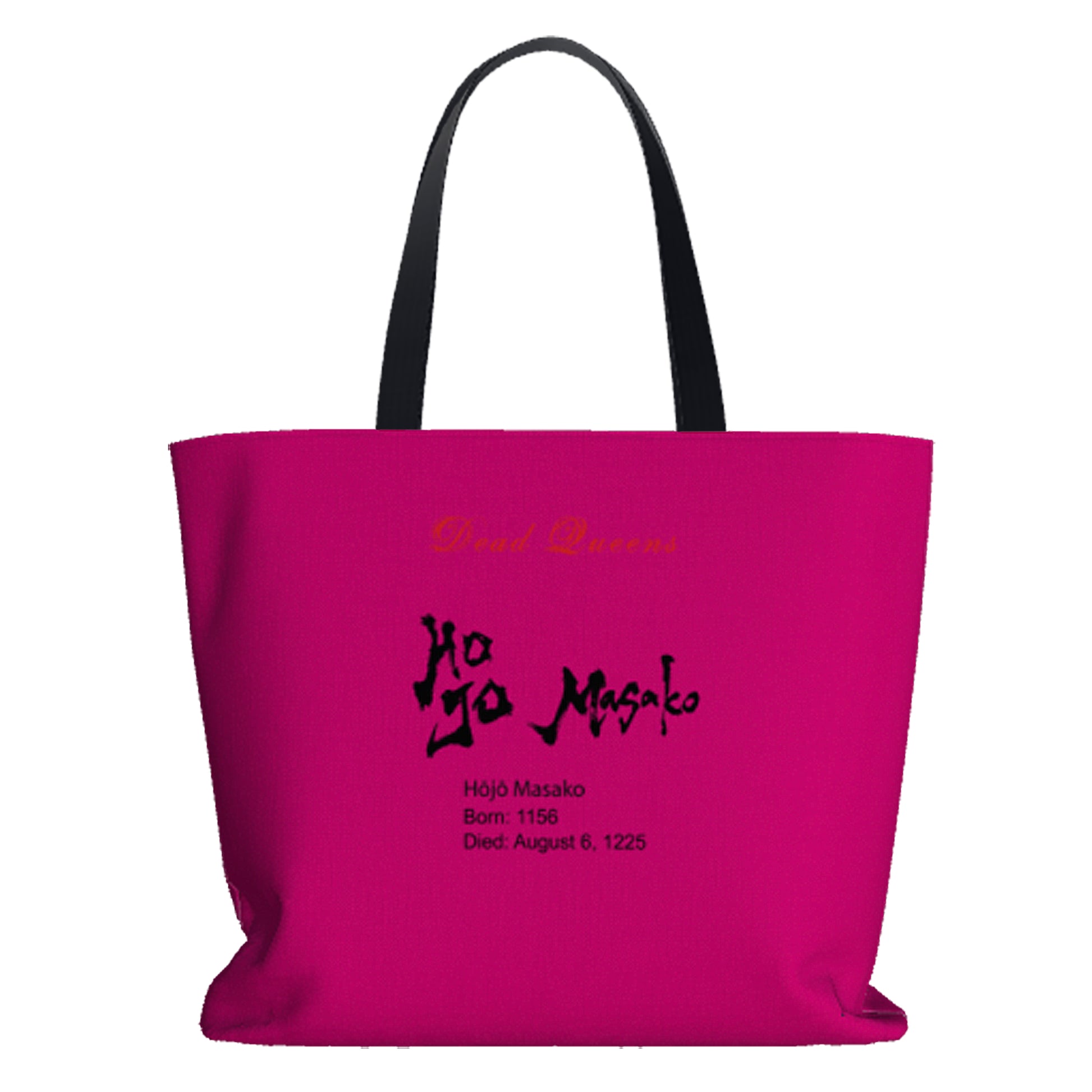 Hojo Masako Oversize Tote Bag - Back - Dead Queens - Takashi Hara