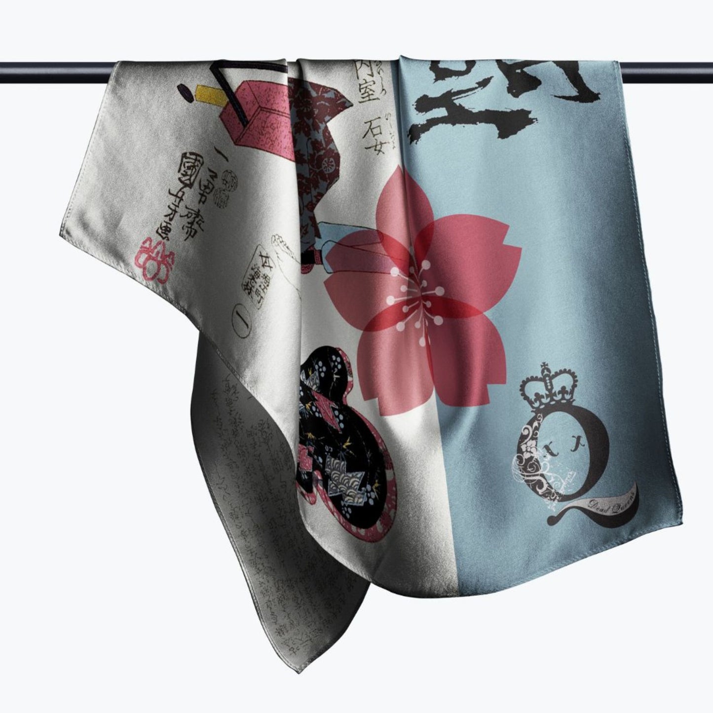 Hojo Masako Samurai Silk Scarf - Dead Queens