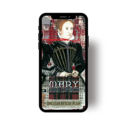 Mary Queen of Scots Phone Art Wallpaper - Tudor Queen