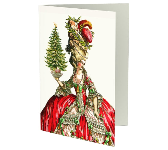 Marie Antoinette Christmas Greeting Card - Dead Queens