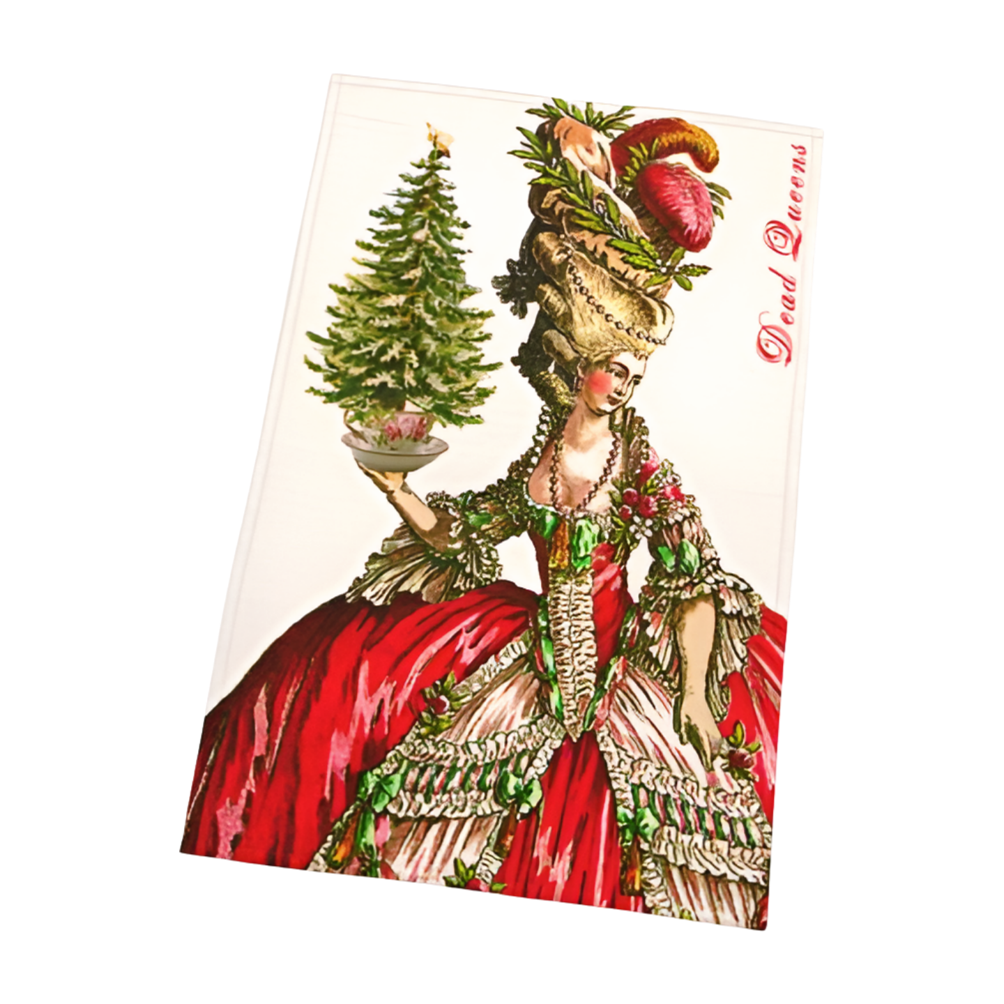 Limited Edition Marie Antoinette Holiday Tea Towel