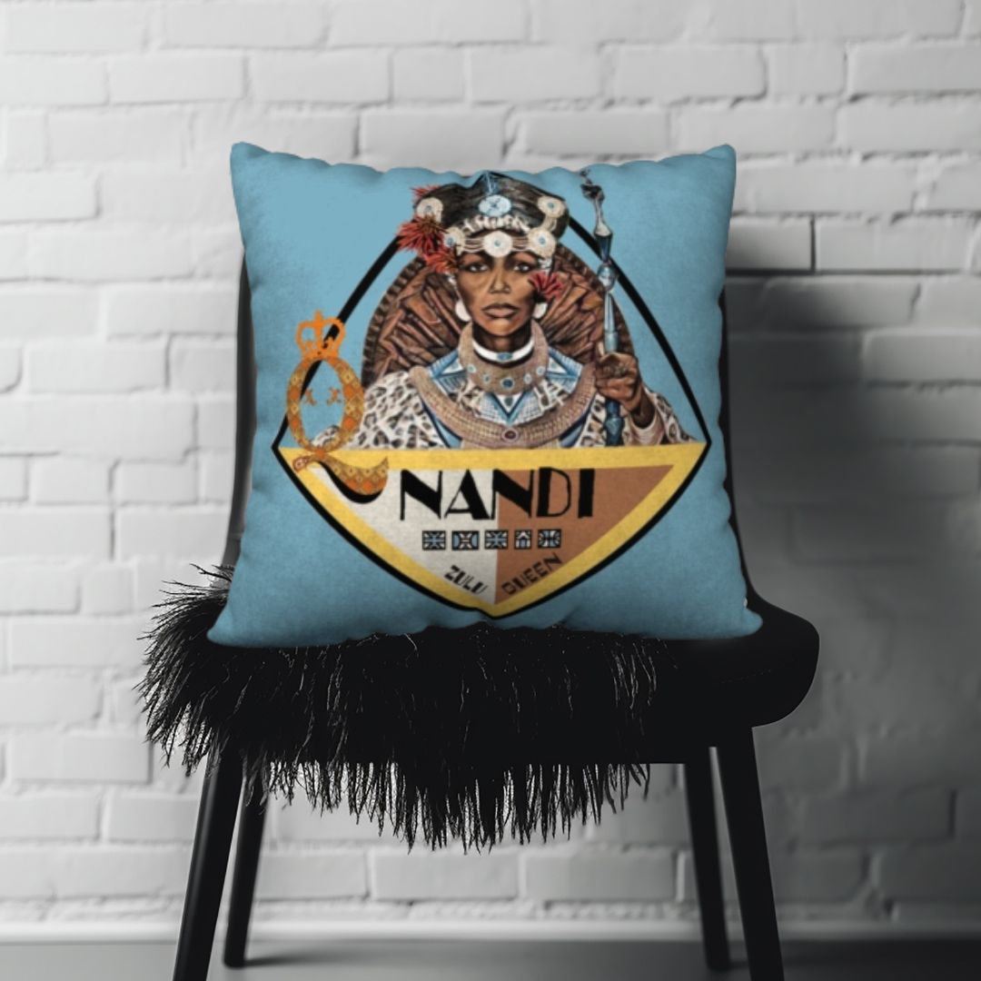 Zulu Queen Nandi Throw Pillow 22x22