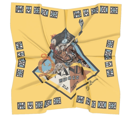 Zulu Queen Nandi Silk Square Scarf