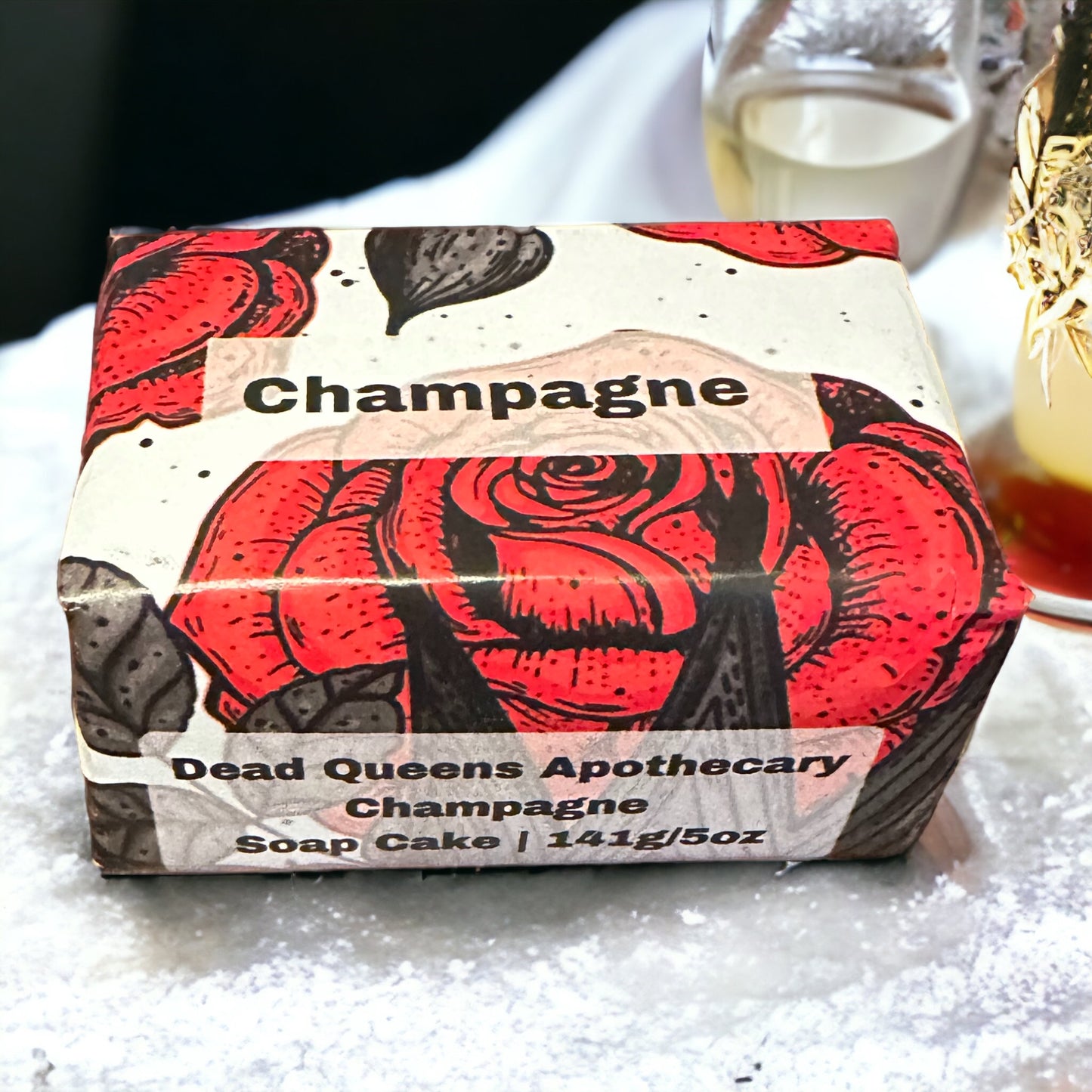 Champagne Soap Cake