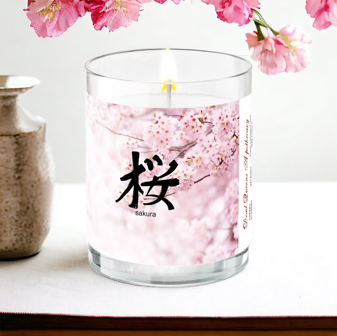 Sakura-Cherry Blossom Candle  - 1
