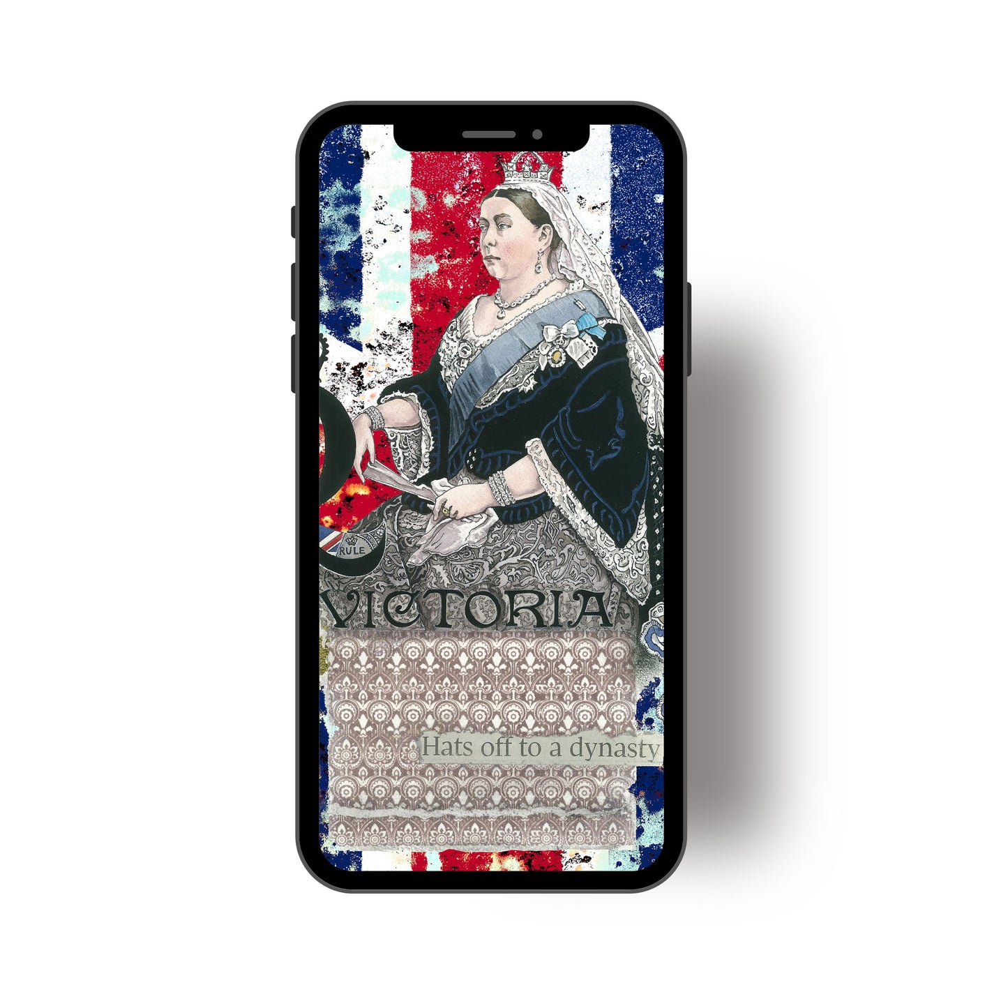 Queen Victoria Phone Art Wallpaper