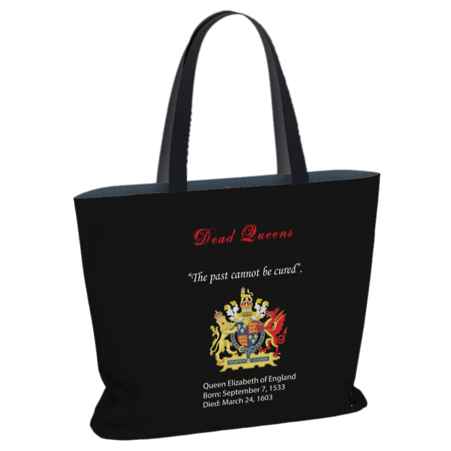 Queen Elizabeth I Oversize Tote Bag - back