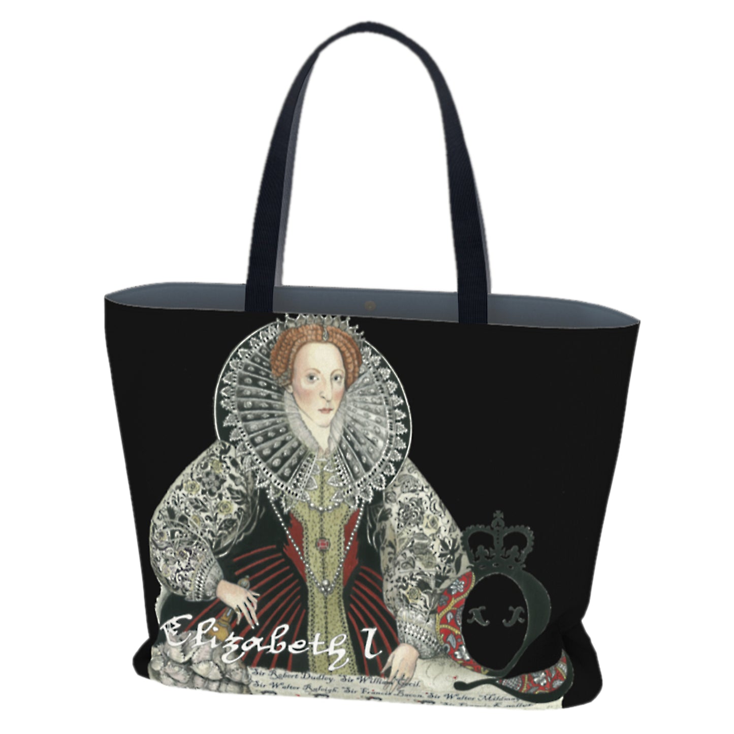 Queen Elizabeth Oversize Tote Bag - Dead Queens - Tudor Queen