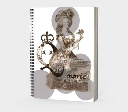 Marie Antoinette Spiral Notebook