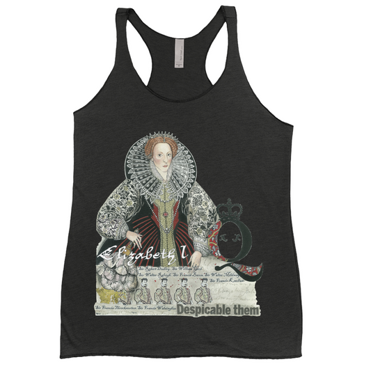 Queen Elizabeth Tank Top - Black