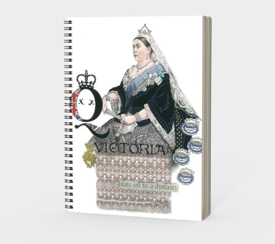 Queen Victoria Spiral Notebook