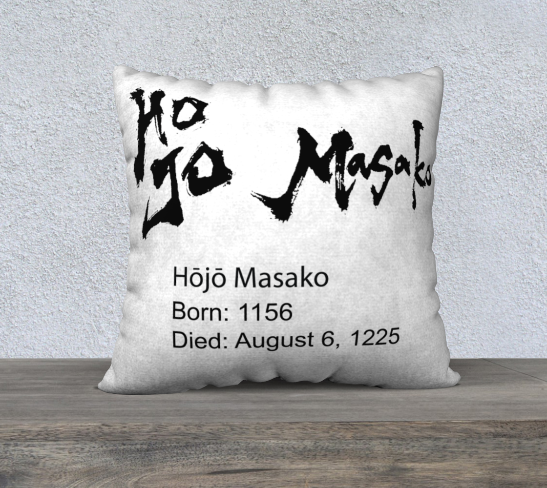Hojo Masako Pillow Cover - 22x22