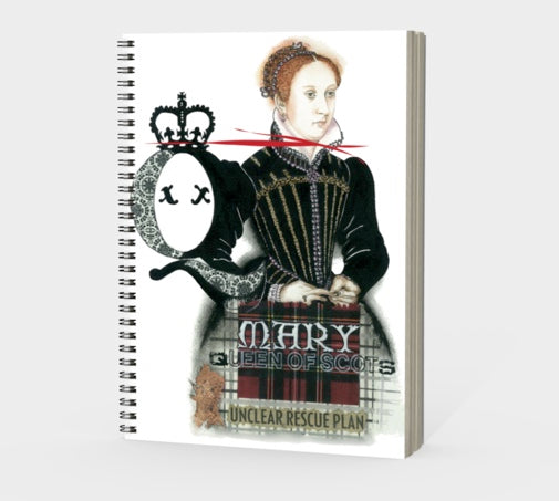 Mary Queen of Scots Spiral Notebook
