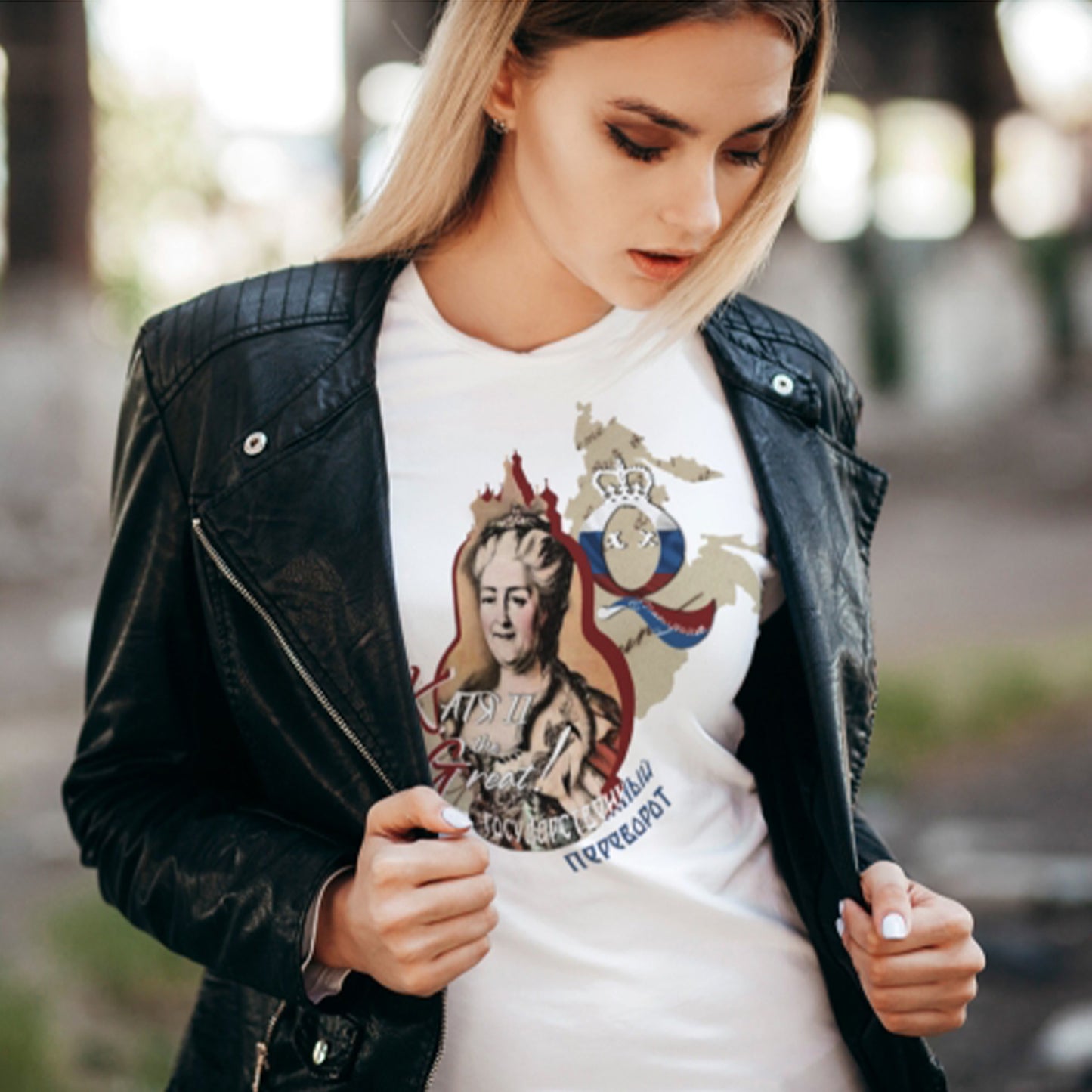 Catherine The Great Crew Neck T-Shirt