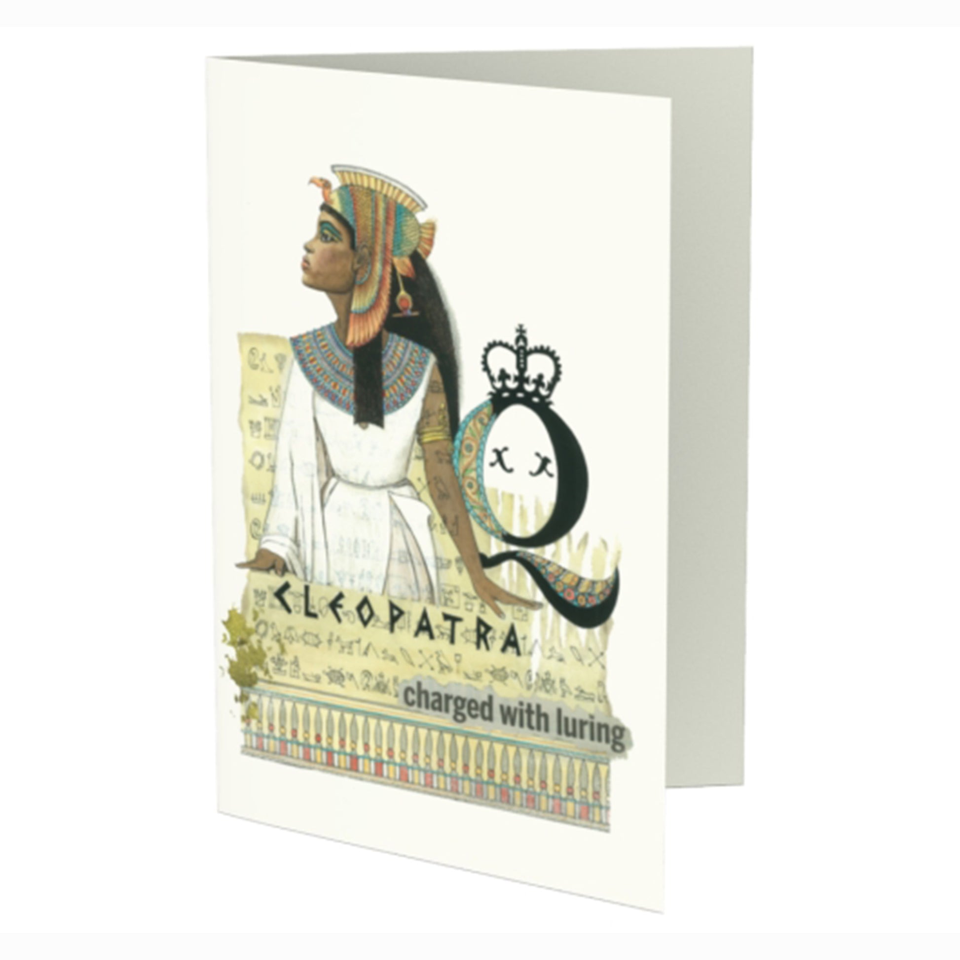 Cleopatra Art Greeting Card