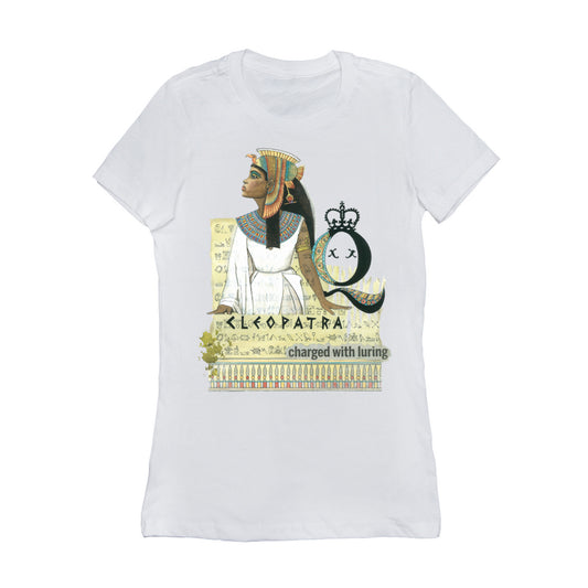 Cleopatra Crew Neck T-Shirt - White