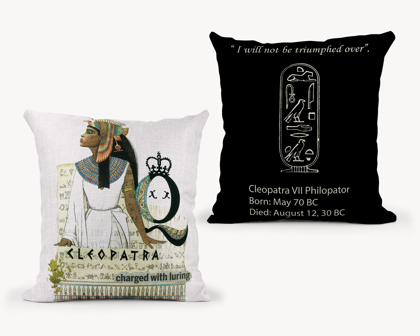 Cleopatra Pillow Cover - 22x22